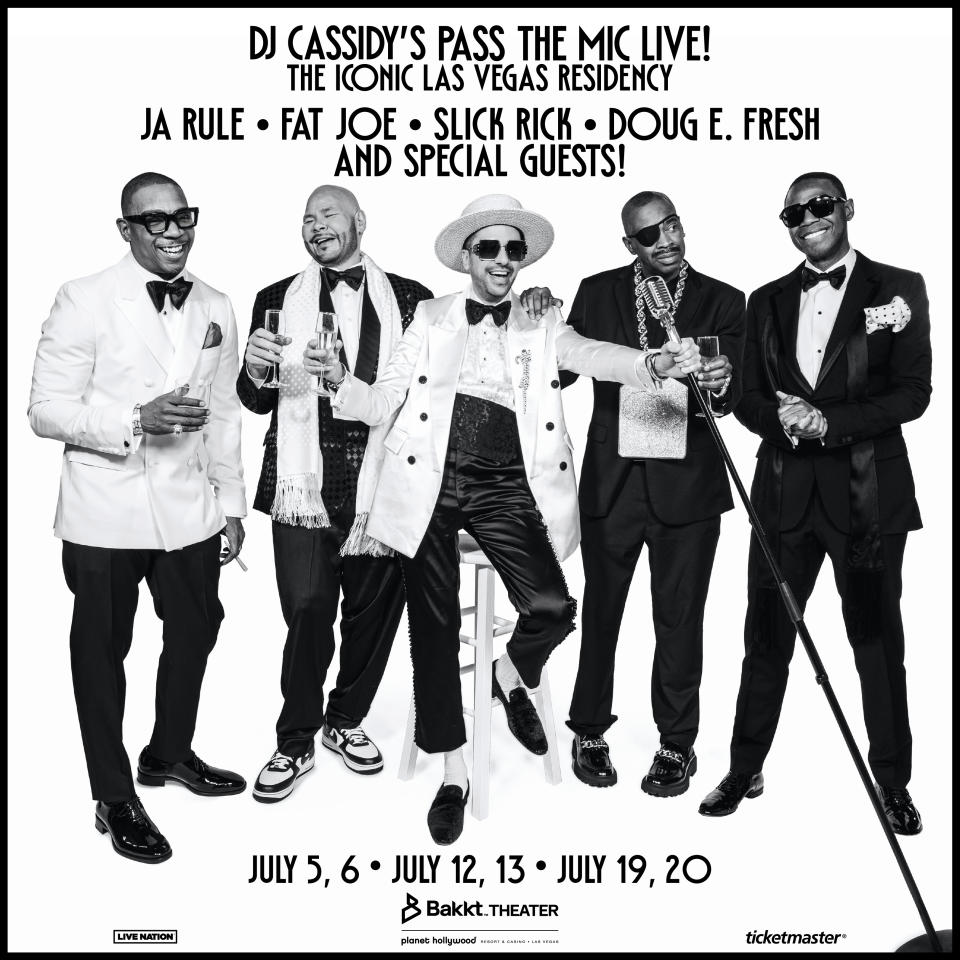 DJ Cassidy Pass The Mic Live Las Vegas residency