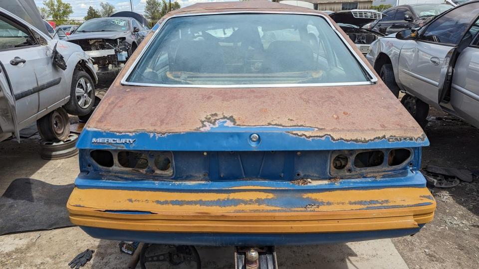 1980 mercury capri hatchback in colorado wrecking yard