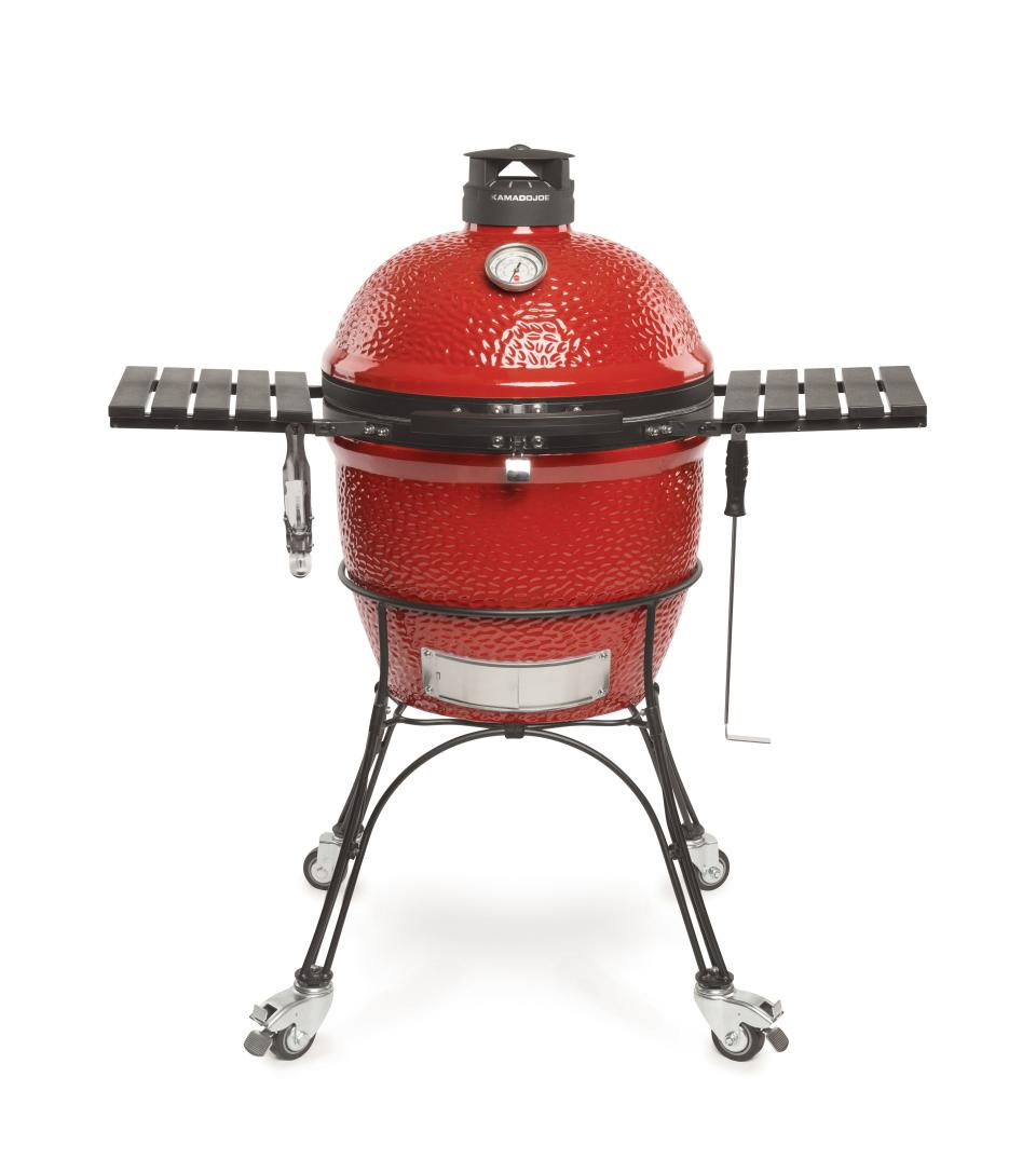<p><strong>Kamado Joe</strong></p><p>Walmart</p><p><strong>$1300.00</strong></p><p><a href="https://go.redirectingat.com?id=74968X1596630&url=https%3A%2F%2Fwww.walmart.com%2Fip%2F764577508%3Fselected%3Dtrue&sref=https%3A%2F%2Fwww.delish.com%2Fkitchen-tools%2Fg36148334%2Fbest-outdoor-grills%2F" rel="nofollow noopener" target="_blank" data-ylk="slk:Shop Now" class="link ">Shop Now</a></p><p>From searing steaks to baking pizzas and pastries, there’s a lot you can do using the <strong><a href="https://go.redirectingat.com?id=74968X1596630&url=https%3A%2F%2Fwww.walmart.com%2Fip%2FKamado-Joe-Classic-II-Charcoal-Grill%2F764577508&sref=https%3A%2F%2Fwww.delish.com%2Fkitchen-tools%2Fg36148334%2Fbest-outdoor-grills%2F" rel="nofollow noopener" target="_blank" data-ylk="slk:Kamado Joe Classic II's" class="link ">Kamado Joe Classic II's</a></strong> large 18-inch cooking surface. This stable charcoal grill is designed with a wider and more shallow base and offers thoughtful features like a large handle and four wheels for easy transport, two foldable shelves with tool holders, a slide-out ash tray, and even a grate gripper to add more coals as you cook. Though the Good Housekeeping Institute found the thermometer to be less responsive than others, this model blew its competition out of the water in terms of heat retention, which testers attributed to the “large gasket around [its] base to keep air and heat in [and] prevent slamming.” In addition to being easy to use and assemble, the <strong><a href="https://go.redirectingat.com?id=74968X1596630&url=https%3A%2F%2Fwww.walmart.com%2Fip%2FKamado-Joe-Classic-II-Charcoal-Grill%2F764577508&sref=https%3A%2F%2Fwww.delish.com%2Fkitchen-tools%2Fg36148334%2Fbest-outdoor-grills%2F" rel="nofollow noopener" target="_blank" data-ylk="slk:Classic II" class="link ">Classic II</a> </strong>also has a vent on top that’s clearly marked so you can control how wide it’s opened or closed.</p>