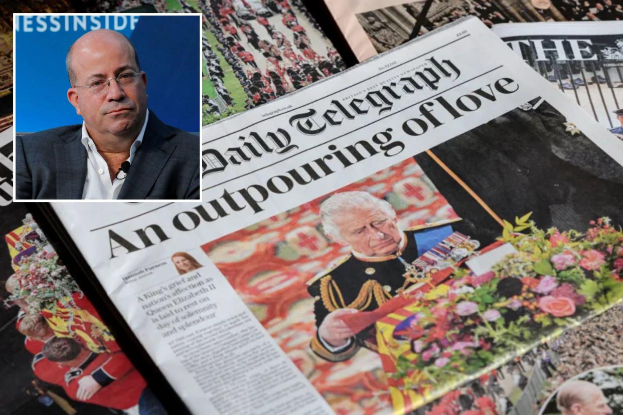 Jeff Zucker and Telegraph newspaper