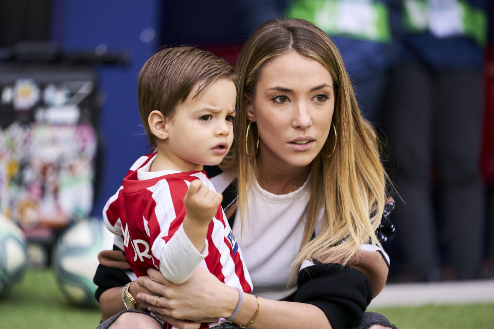 MADRID, SPAIN - MARCH 07: Alice Campello during the Liga match between Club Atletico de Madrid and Sevilla FC at Wanda Metropolitano on March 7, 2020 in Madrid, Spain. (Photo by Perez Meca/MB Media/Getty Images)