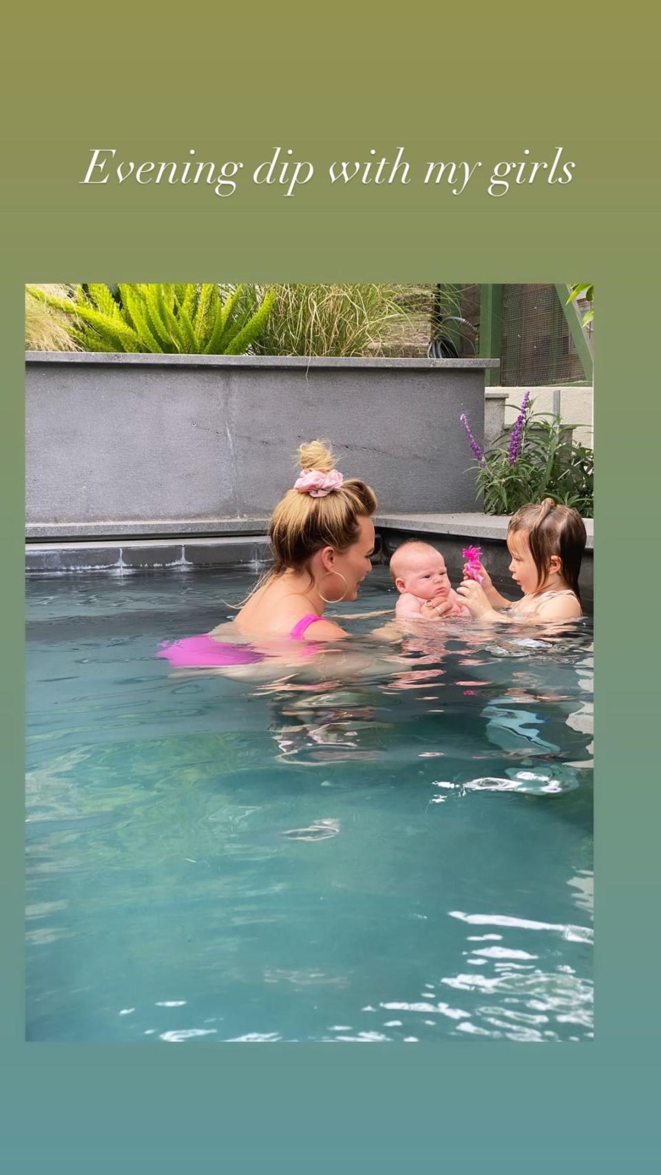 Swimming With Her Sweeties