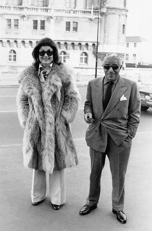 With Aristotle Onassis