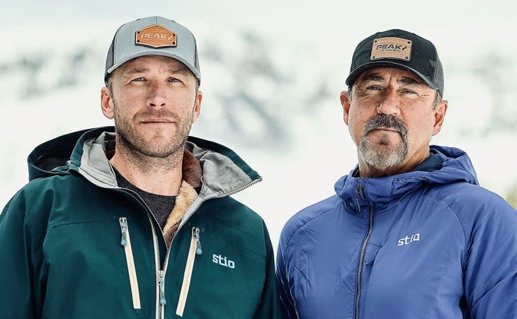 <span class="article__caption">Bode Miller and Peak Ski Company co-founder Andy Wirth. </span> (Photo: Kelly Gorham)
