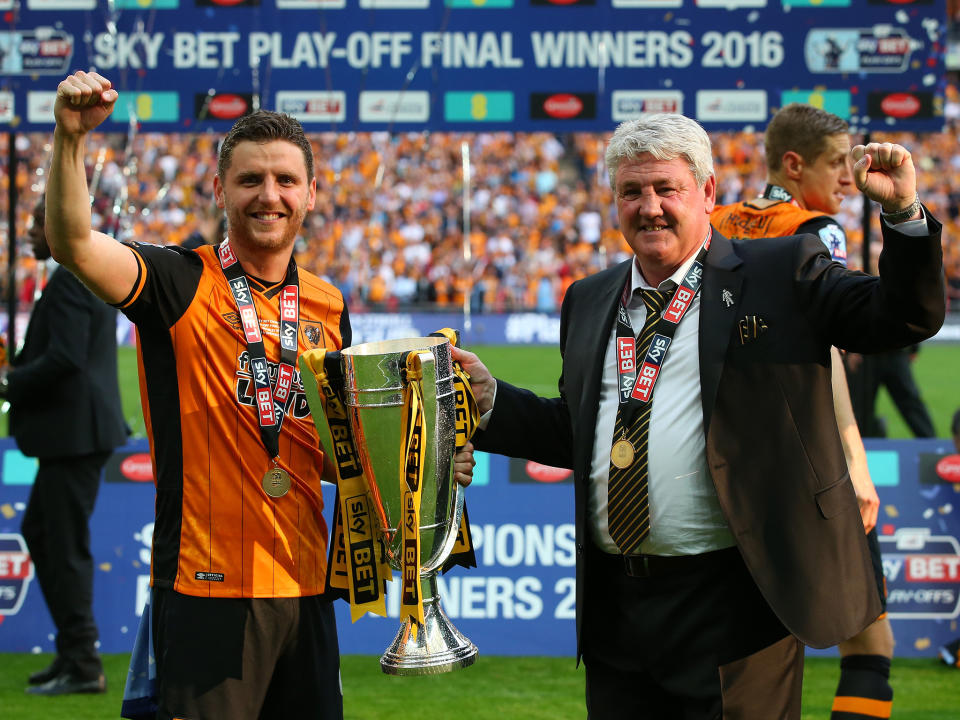 Bruce helped Hull back into the Premier League when managed by his father, Steve, last season: Getty