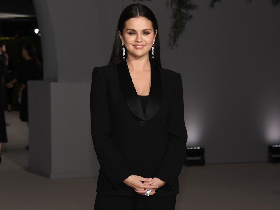 Selena Gomez attends the Academy Museum Gala in LA on October 15, 2022.