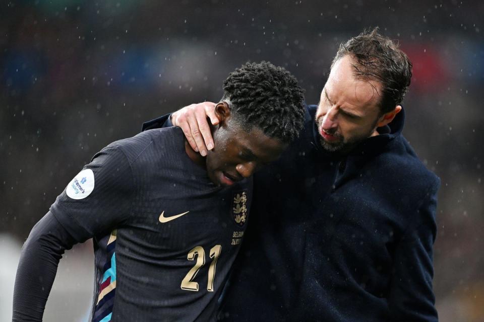 Mainoo impressed on his first start for England (The FA via Getty Images)