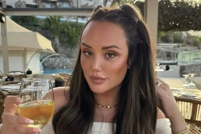 Charlotte Crosby in Crete, Greece