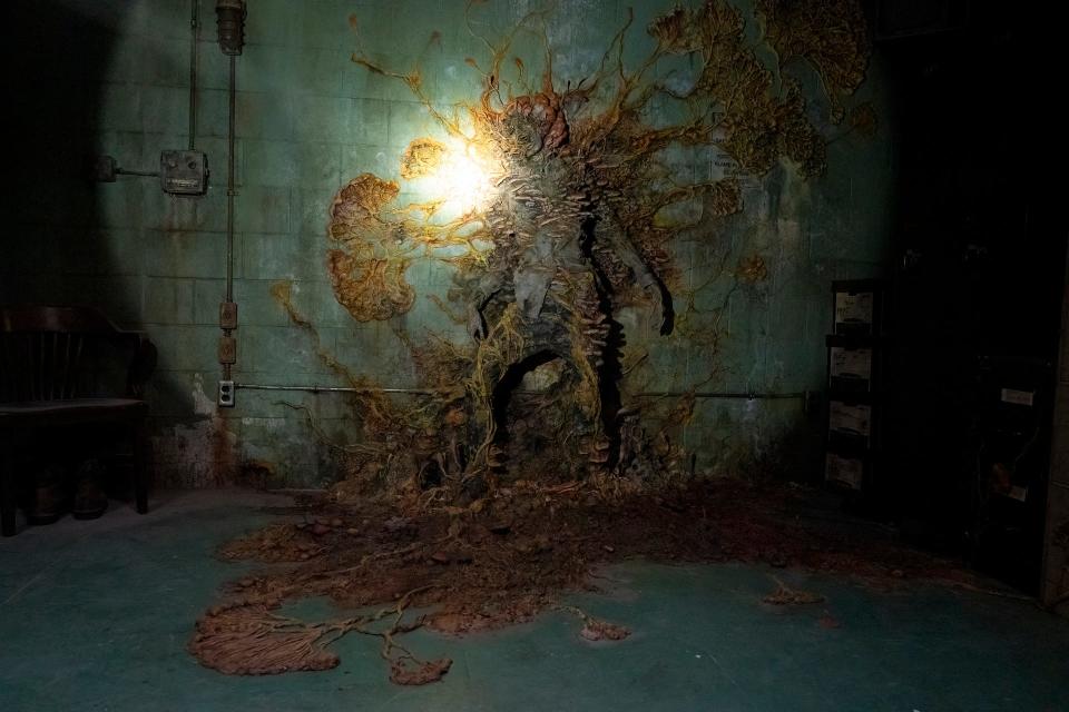 The Last of Us infected in wall