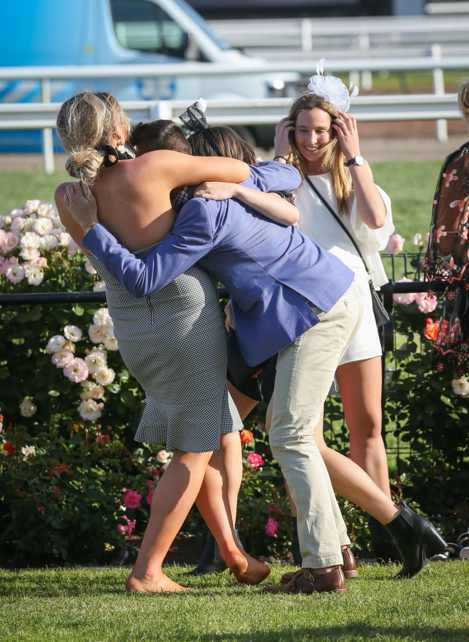 Patrons get a bit tipsey at the 2017 Melbourne Cup. Source: Splash