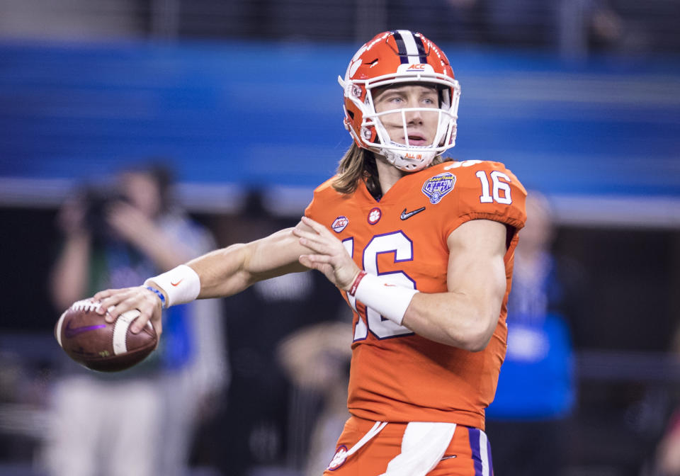 Trevor Lawrence leads the underdog Clemson Tigers in the National Championship game