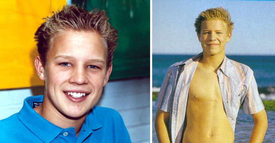 Christopher Egan was 15-years-old when he first appeared on Home and Away as Nick Smith. Photos: Getty/Channel Seven