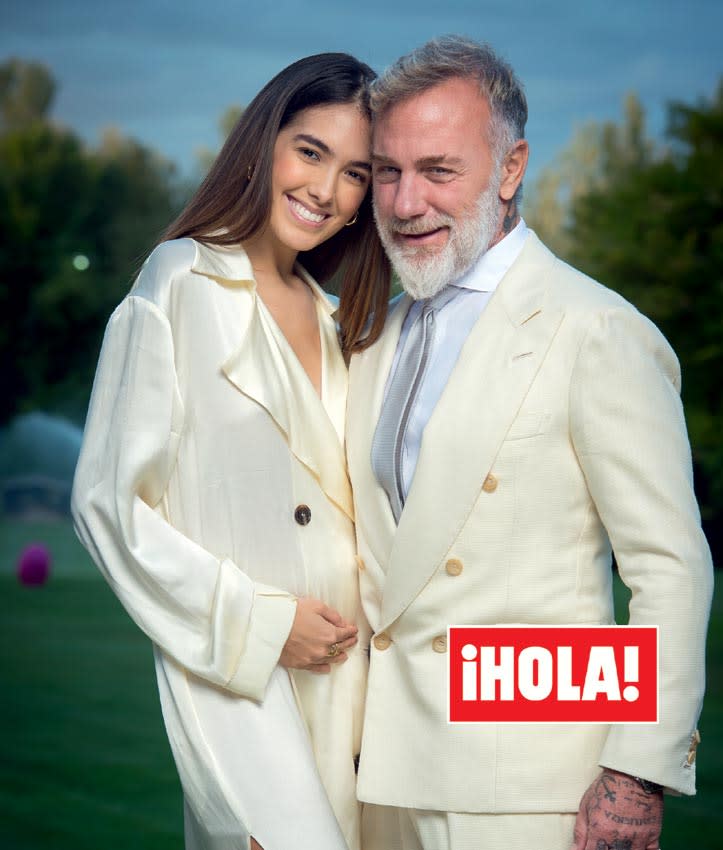 Gianluca Vacchi y Sharon Fonseca