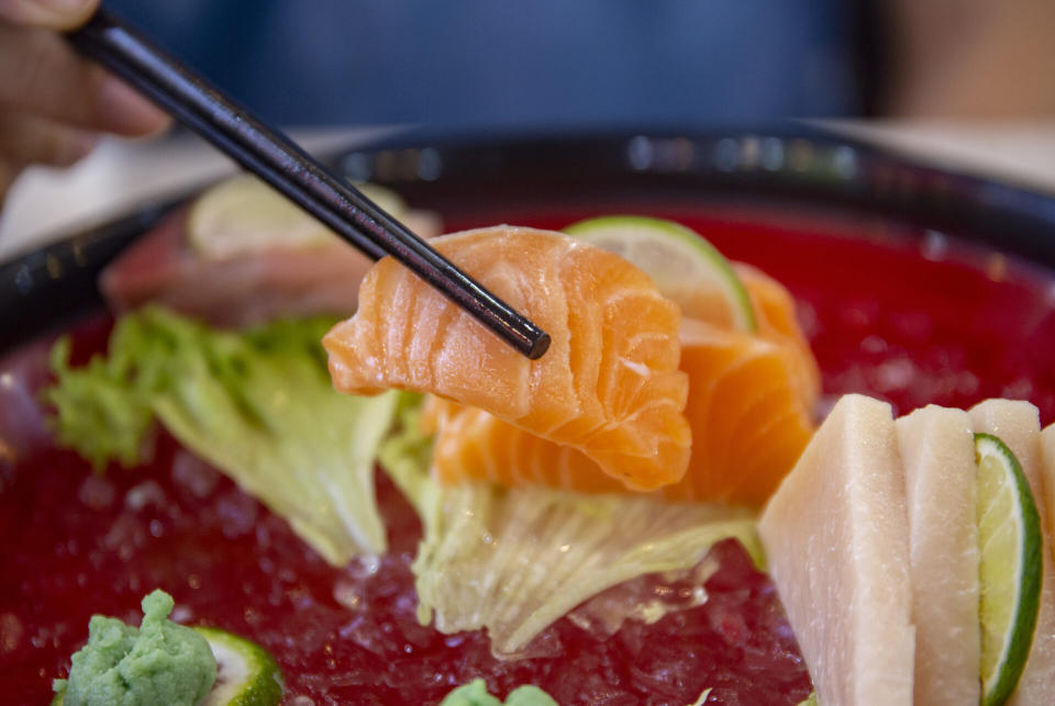 The Japanese Food Alley - Salmon sashimi