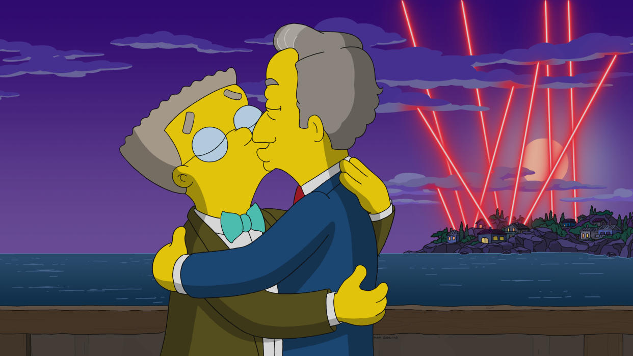 Mr. Smithers finds love at long last on an upcoming episode of The Simpsons (Photo: 20th Television)
