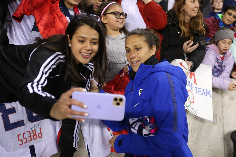 Fans shouldn't expect to get so close with USWNT stars like Carli Lloyd at the SheBelieves Cup. (Photo by Omar Vega/Getty Images)