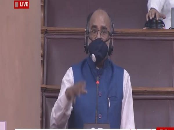 Bharatiya Janata Party (BJP) leader KJ Alphons at Rajya Sabha on Saturday. [Photo/ANI]