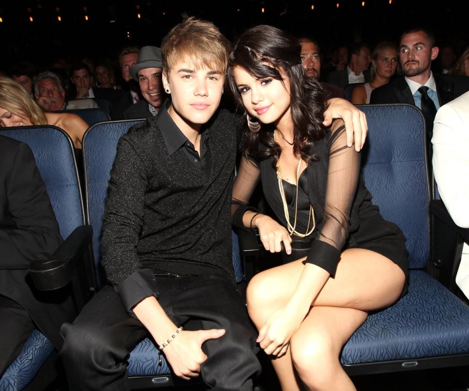 Justin Bieber and Gomez, pictured in 2011, were off-and-on for nearly a decade (Getty Images for ESPN)