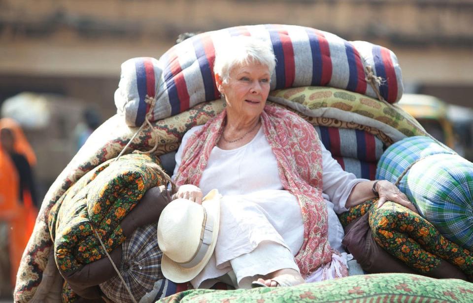 Judi Dench starred in the film adaptation of Moggach’s ‘The Best Exotic Marigold Hotel’ in 2011 (Moviestore/Shutterstock)