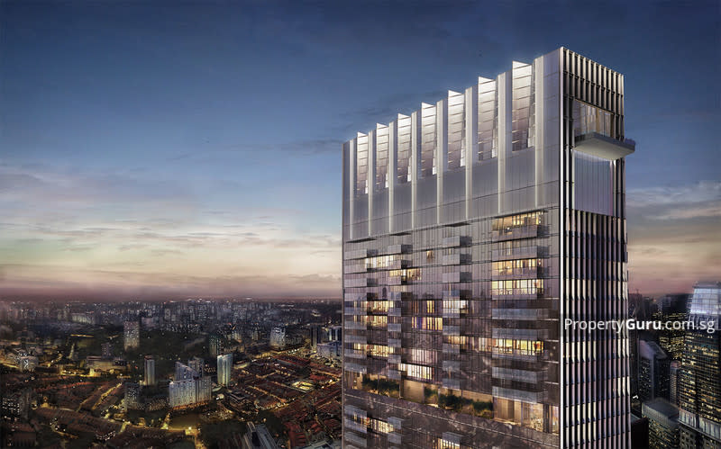 Wallich Residence consists of 181 luxurious units, including four penthouses.