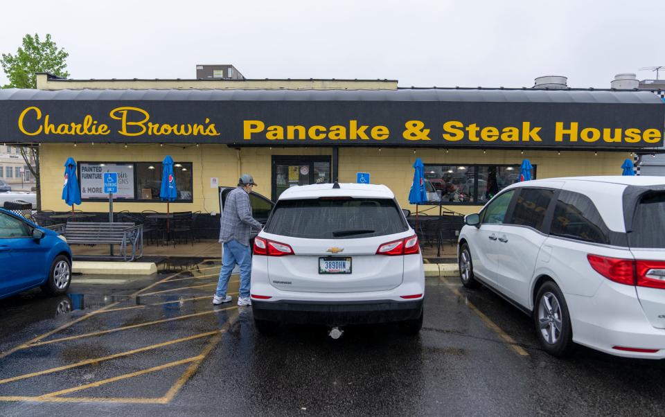 Charlie Brown’s Pancake and Steak House, in the Speedway community of Indianapolis, Friday, May 6, 2022, at 