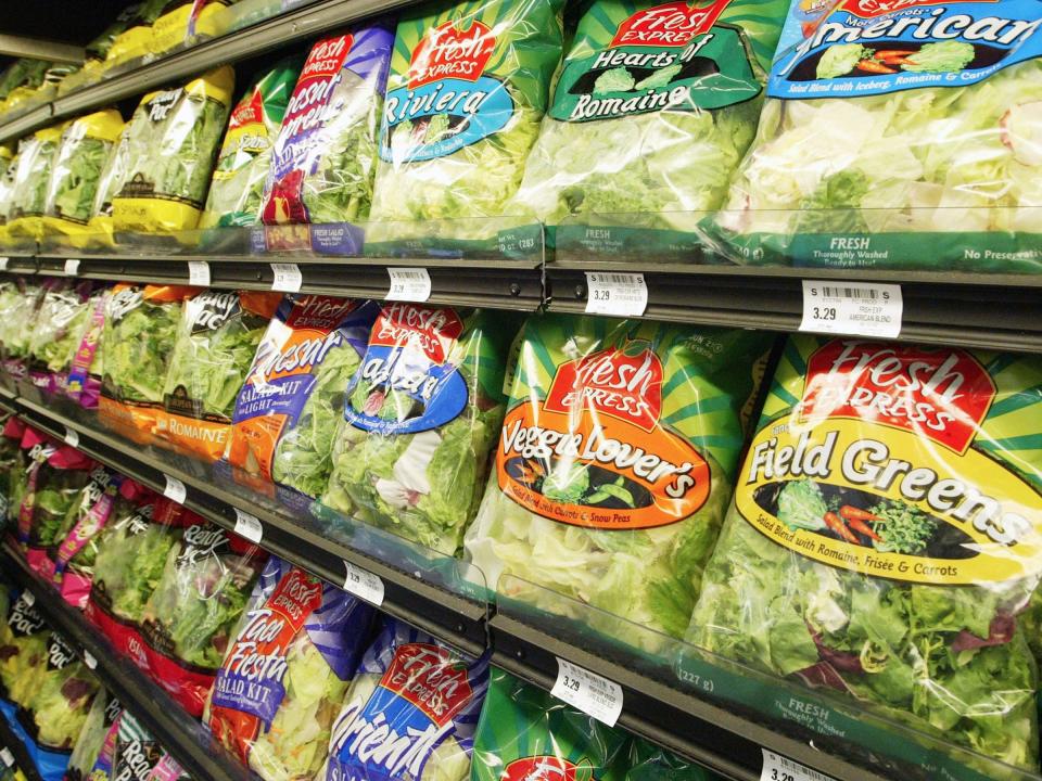 lettuce salad grocery store supermarket healthy food