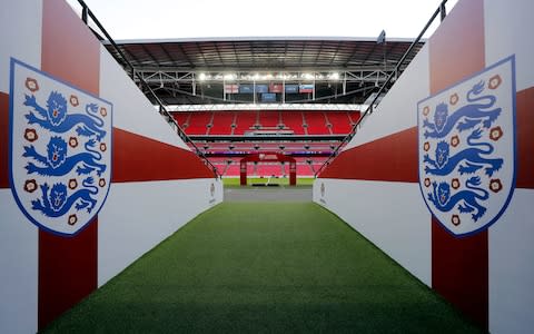 Wembley Players' tunnel - Credit: EDDIE KEOGH FOR FA