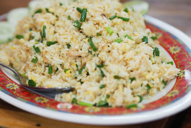 <p>Getty</p> crab fried rice -- stock image