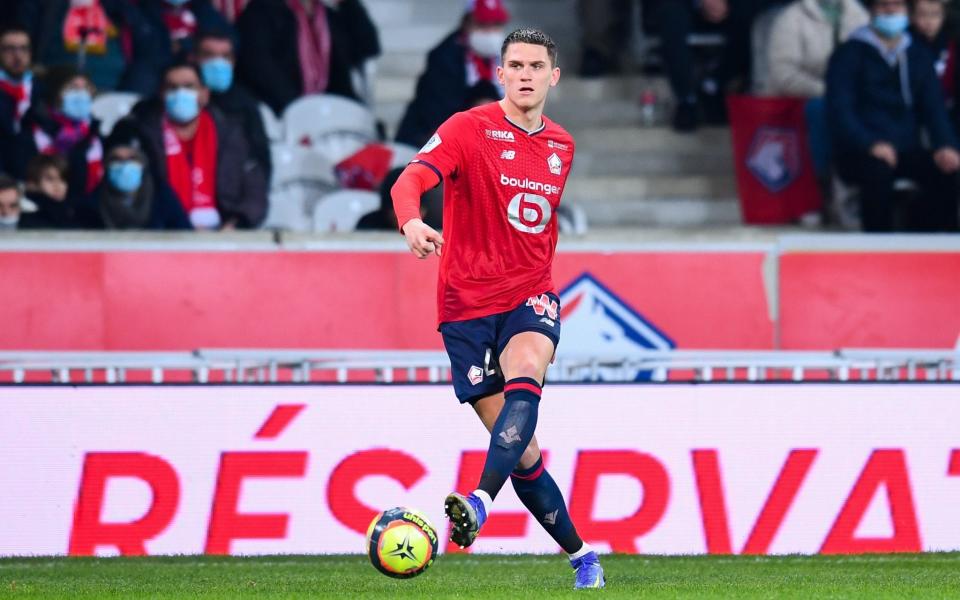 Sven Adriaan BOTMAN (losc) during the Ligue 1 Uber Eats match between Lille and Lyon - GETTY IMAGES