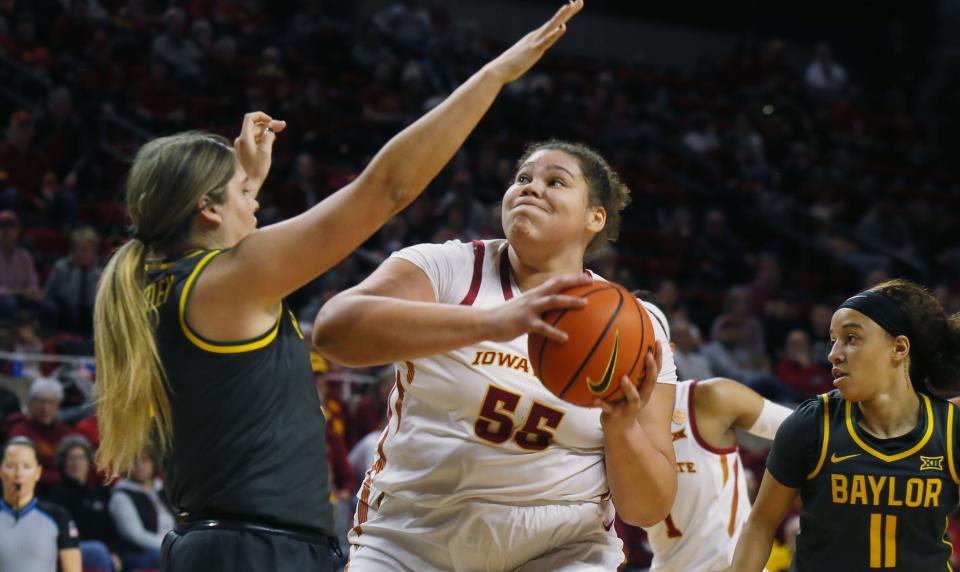 Iowa State freshman Audi Crooks and her teammates will have their first game in a week when they play at Kansas on Wednesday.