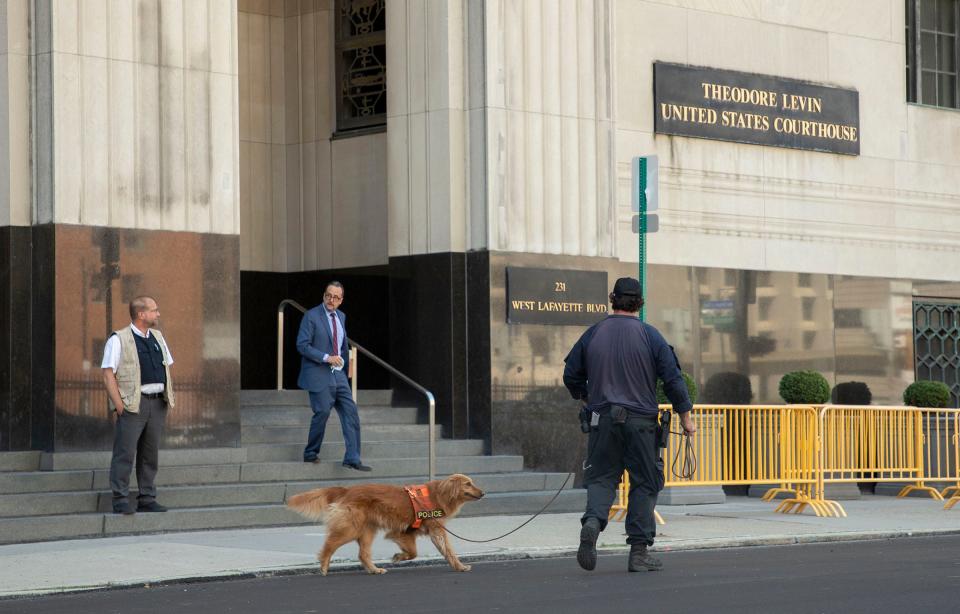 The Federal courthouse in downtown Detroit