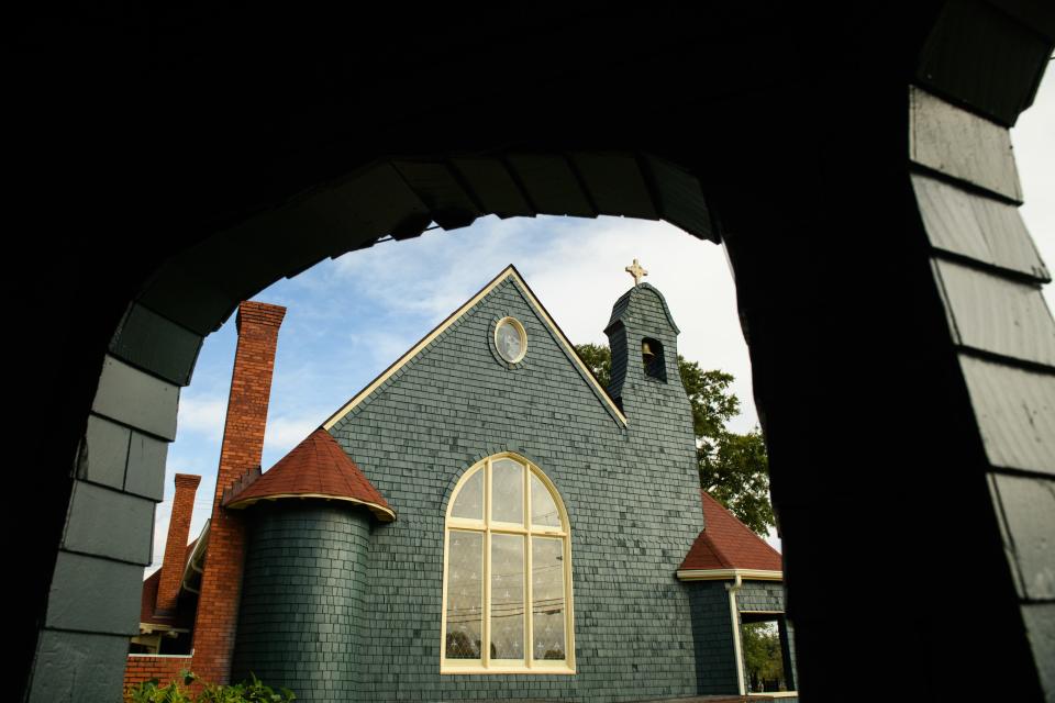 St. Joseph's Episcopal Church is a historic Black Episcopal church located at the corner of Ramsey and Moore streets. It was built in 1896.