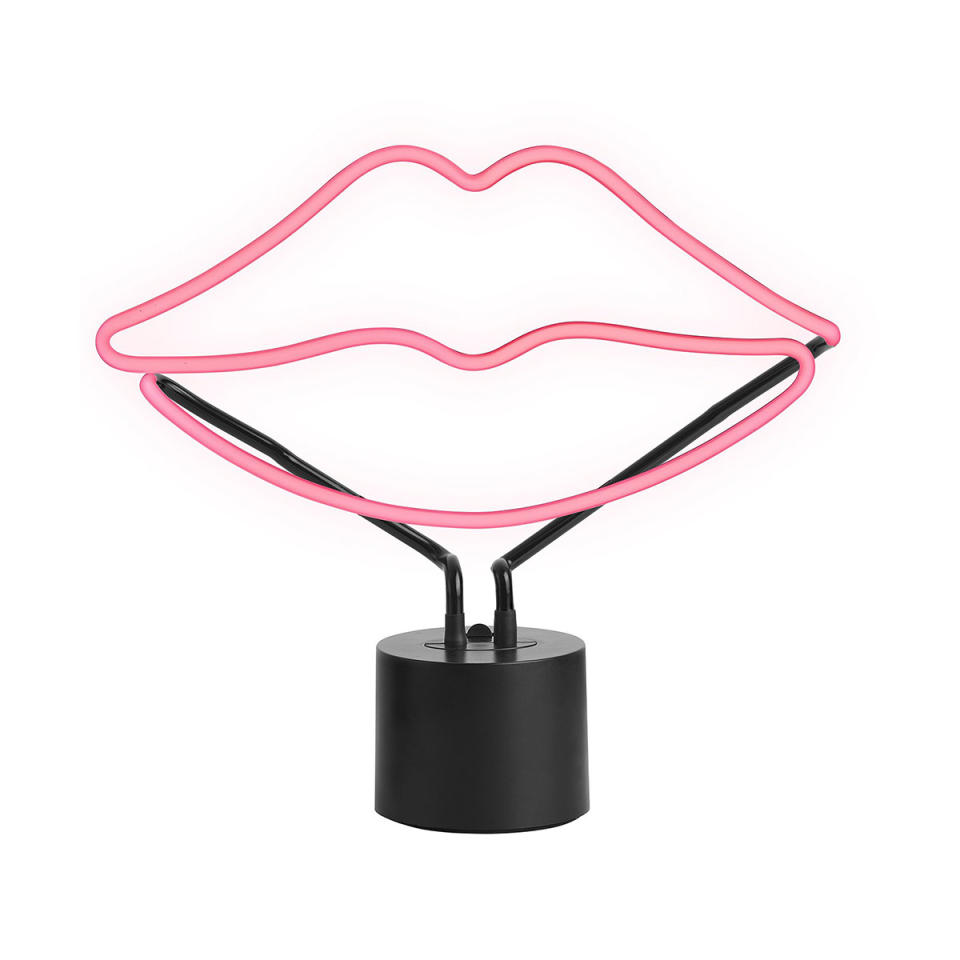 Amped & Co Pink Glow Lips Neon Light