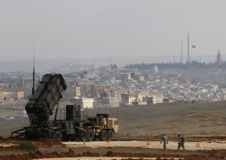 A U.S. Patriot missile system is seen at a Turkish military base in Gaziantep February 5, 2013. REUTERS/Osman Orsal/Files