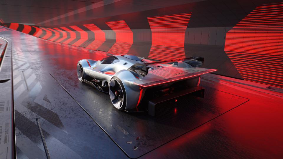 <p>Ferrari's latest concept is a fully digital affair. Titled the Vision Gran Turismo, it's designed to appear and race in Playstation's <em>Gran Turismo</em> video game series, complete with the same V-6 found in Ferrari's latest Le Mans competitor, the 499P. There are also three electric motors and a throwback retro design inspiration. </p><p><a class="link " href="https://www.roadandtrack.com/news/a42083954/ferrari-vision-gran-turismo/" rel="nofollow noopener" target="_blank" data-ylk="slk:Read the full story right here;elm:context_link;itc:0;sec:content-canvas">Read the full story right here</a></p>