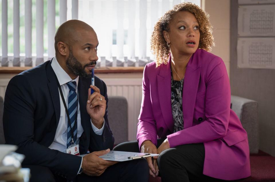 lindon king and kim campbell in waterloo road