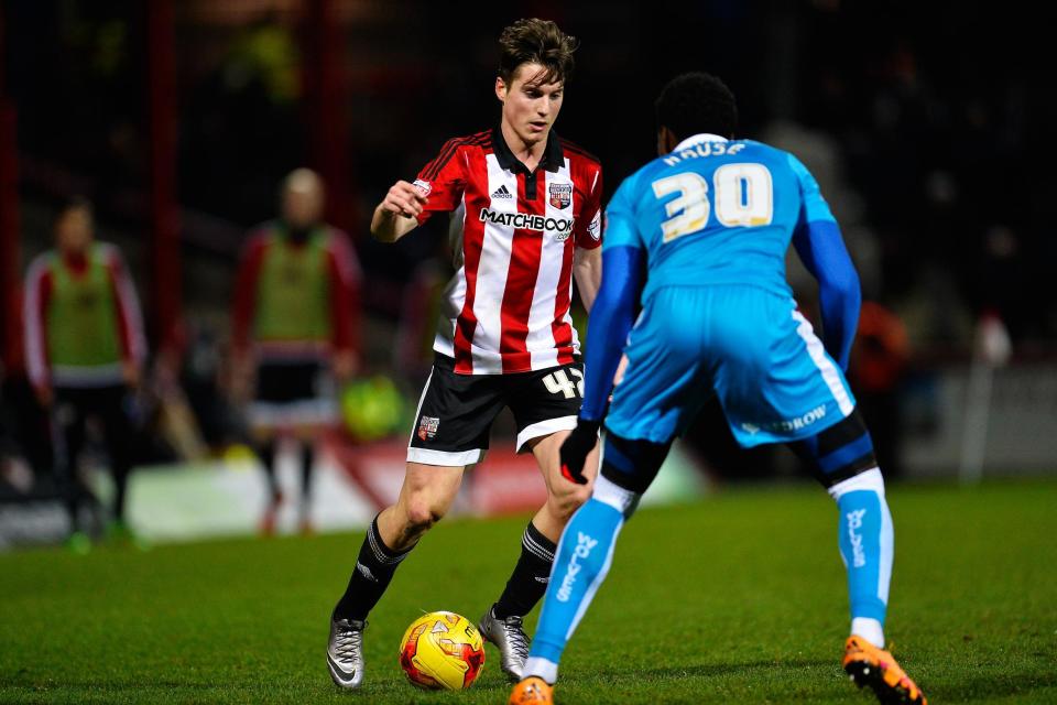 Canos in action for Brentford last season: Getty Images