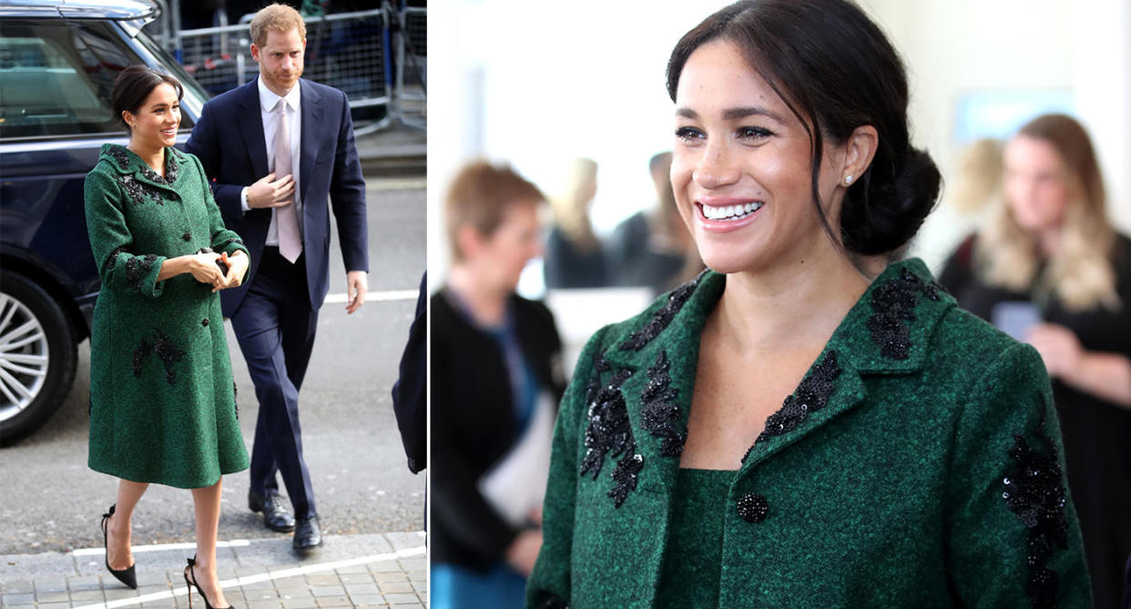 Meghan and Harry arrive at Canada House in London [Photo: Getty]
