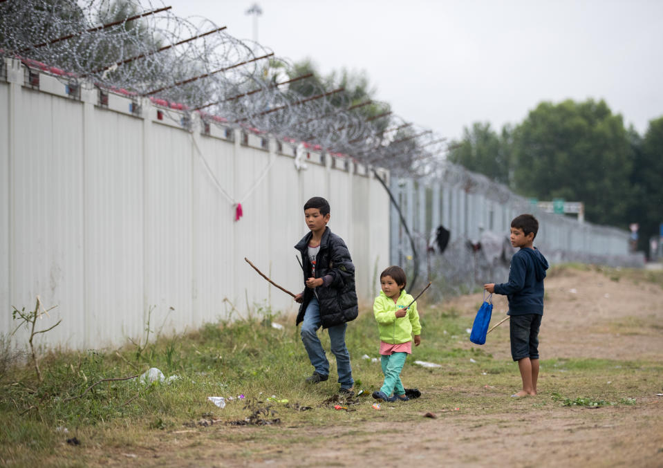 Serbia-Hungary border wall