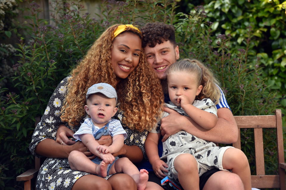 Cardiff woman Jade Palmer was pregnant when she started to suffer migraines. An MRI revealed she had a rare cancer.