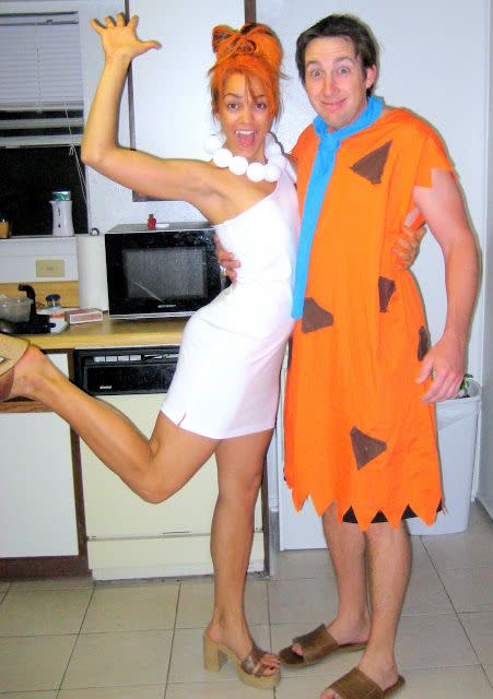 Wilma and Fred Halloween Costume