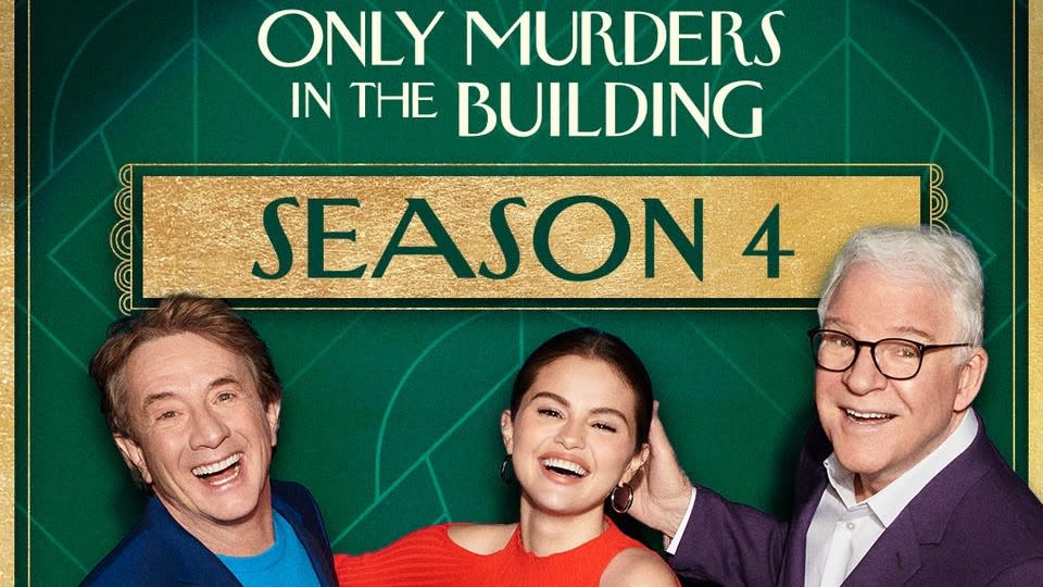 Only Murders in the Building season 4 poster. 