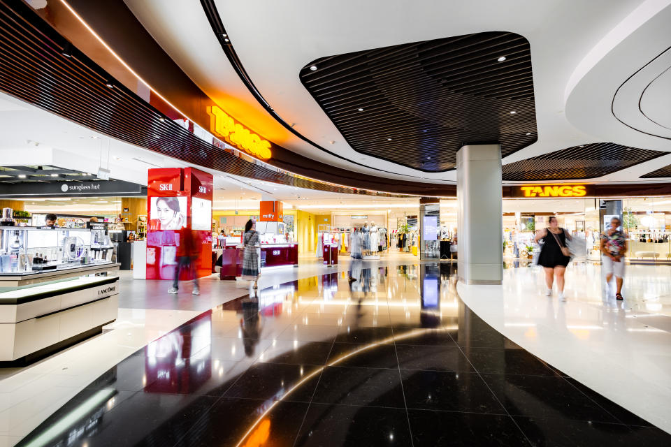 The refreshed zone at VivoCity Level 1 includes Tangs dept store