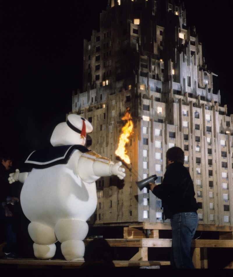 Can you say s’mores? Mr. Stay Puft meets his fiery doom (via ‘Ghostbusters: The Ultimate Visual History’)