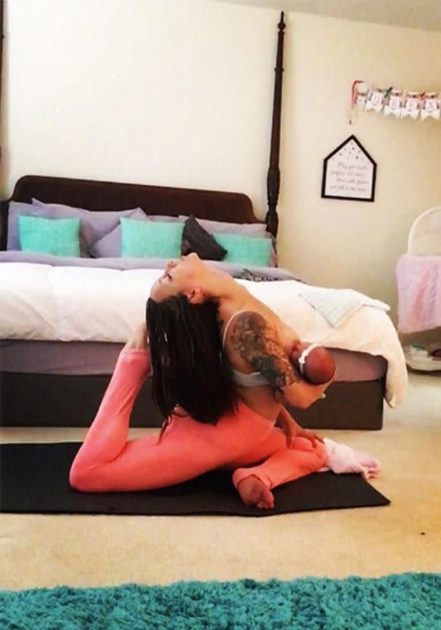 Breastfeeding yoga ignited a 