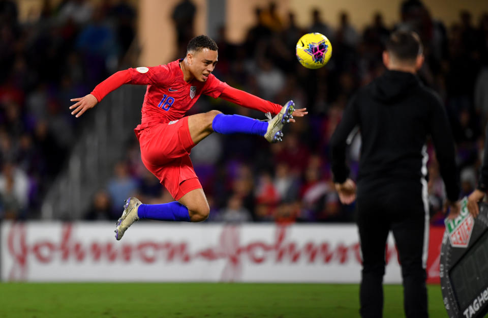 U.S. Soccer's attorney says the argument that men have more ability than women is not a "sexist stereotype" but "indisputable science." (Photo by Roy Miller/ISI Photos/Getty Images)