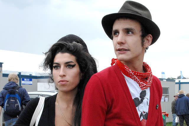 <p>Shirlaine Forrest/WireImage</p> Amy Winehouse and husband Blake Fielder-Civil