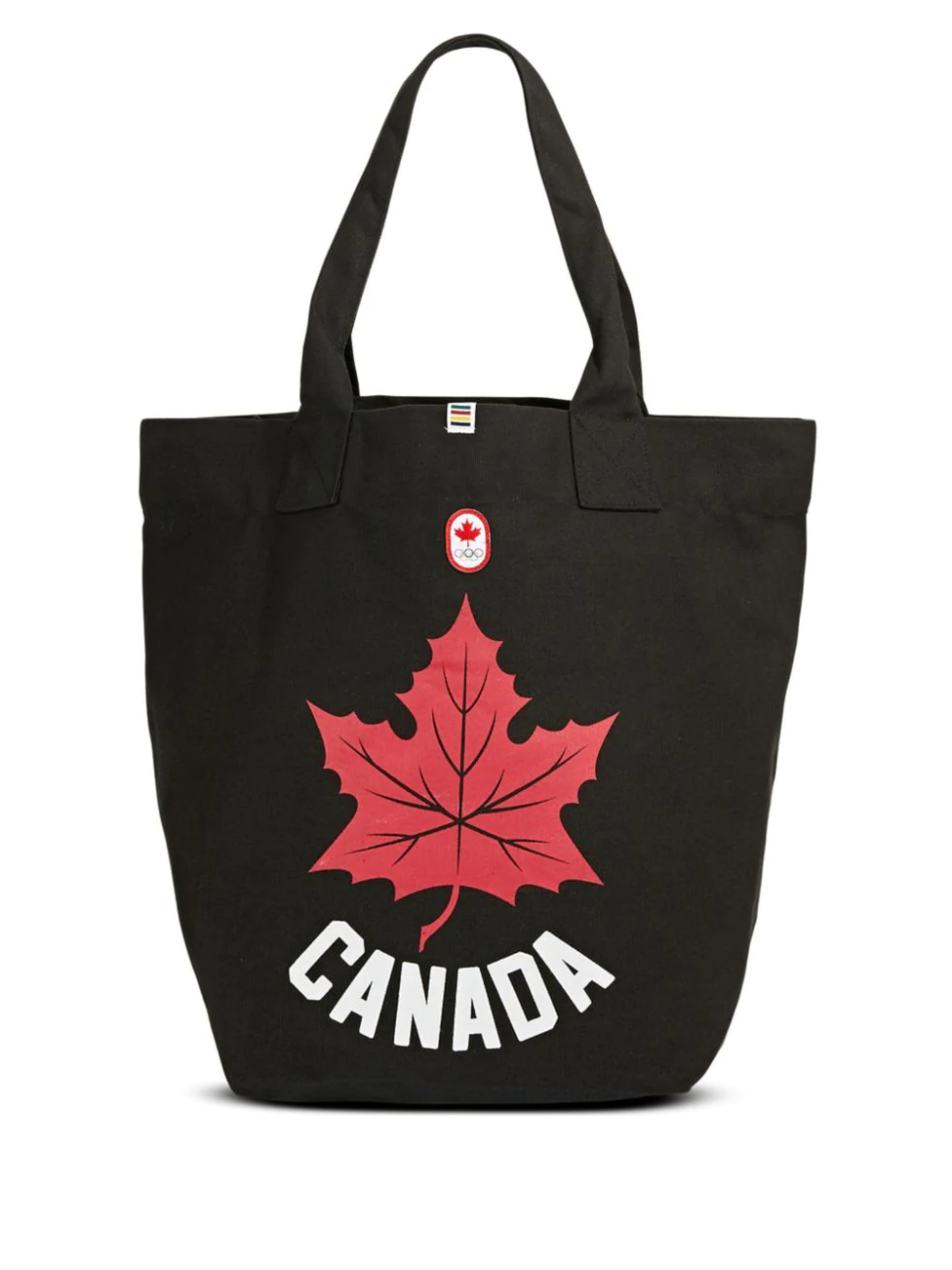 Canadian Olympic Team Collection Maple Leaf Canvas Tote Bag.