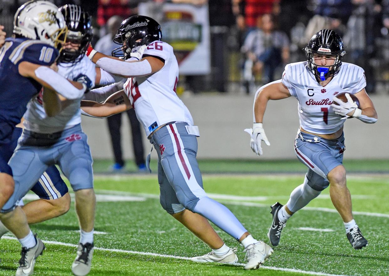 Southside's Mason Teague capped his senior year by rushing for more than 2,000 yards in 2023.