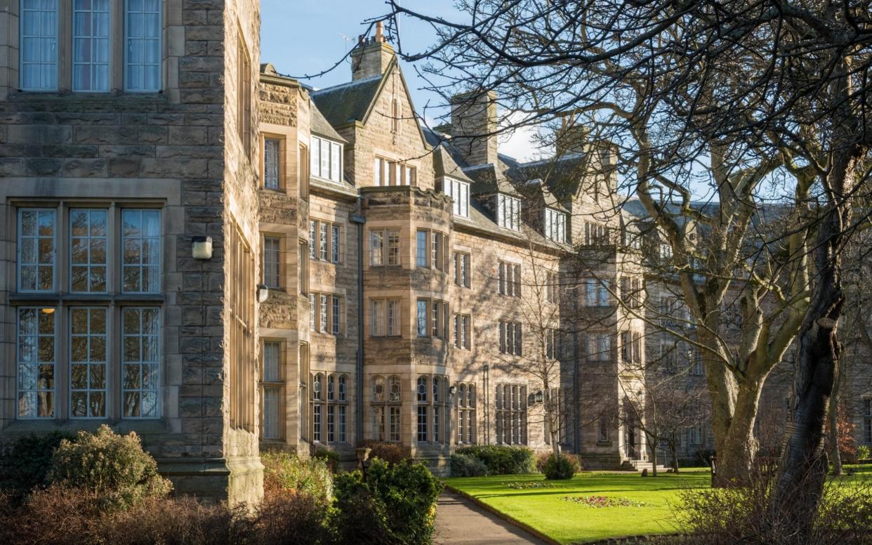 St Andrews University site lists 'turning one's back on certain people' as a microaggression - Alamy